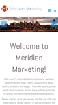 Mobile Screenshot of meridian-mktg.com